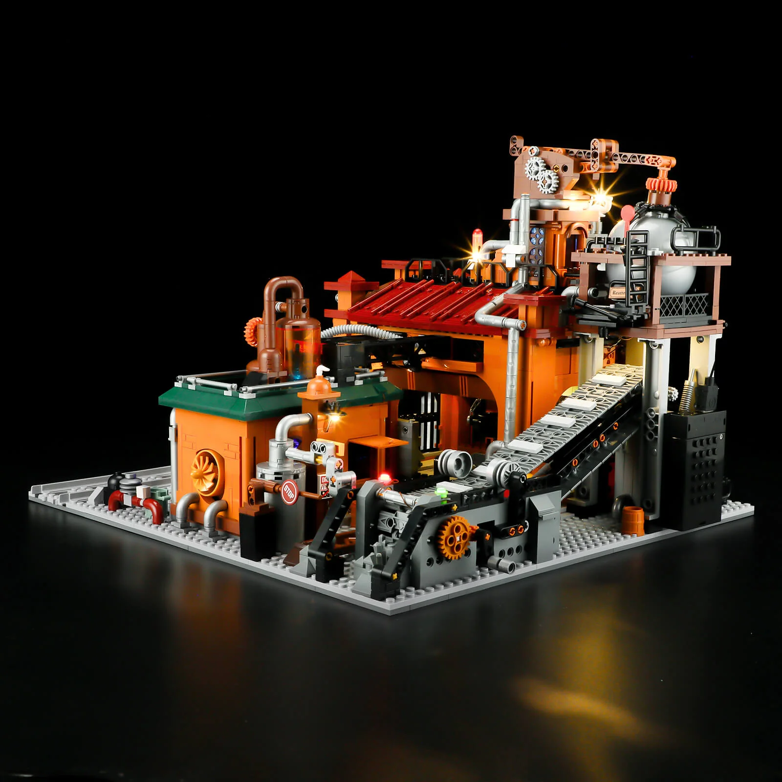 Lumibricks L9101 Ore Factory mit LED | 3138 Teile Steampunk – Bild 6