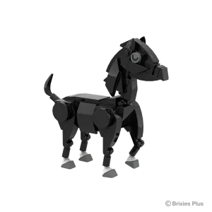 BRIXIES Plus 222.221 Farmbuddies Pferd schwarz | Tier-Bauset