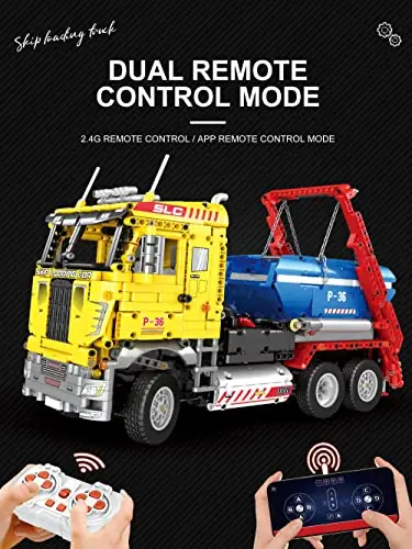 Reobrix 22016 RC Container-LKW Abrollkipper | 1918 Teile – Bild 5