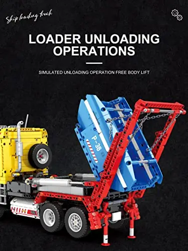 Reobrix 22016 RC Container-LKW Abrollkipper | 1918 Teile – Bild 4