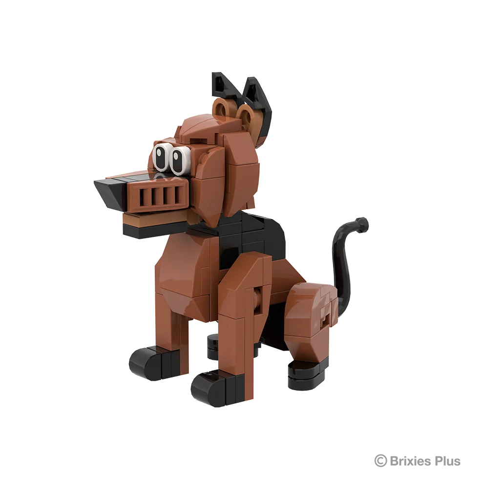 BRIXIES Plus 222.223 Farmbuddies Schäferhund | Tier-Bauset
