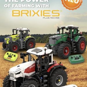BRIXIES Plus 222.886 Steyr Cervus 6440 CVT RC | Traktor 6-Kanal