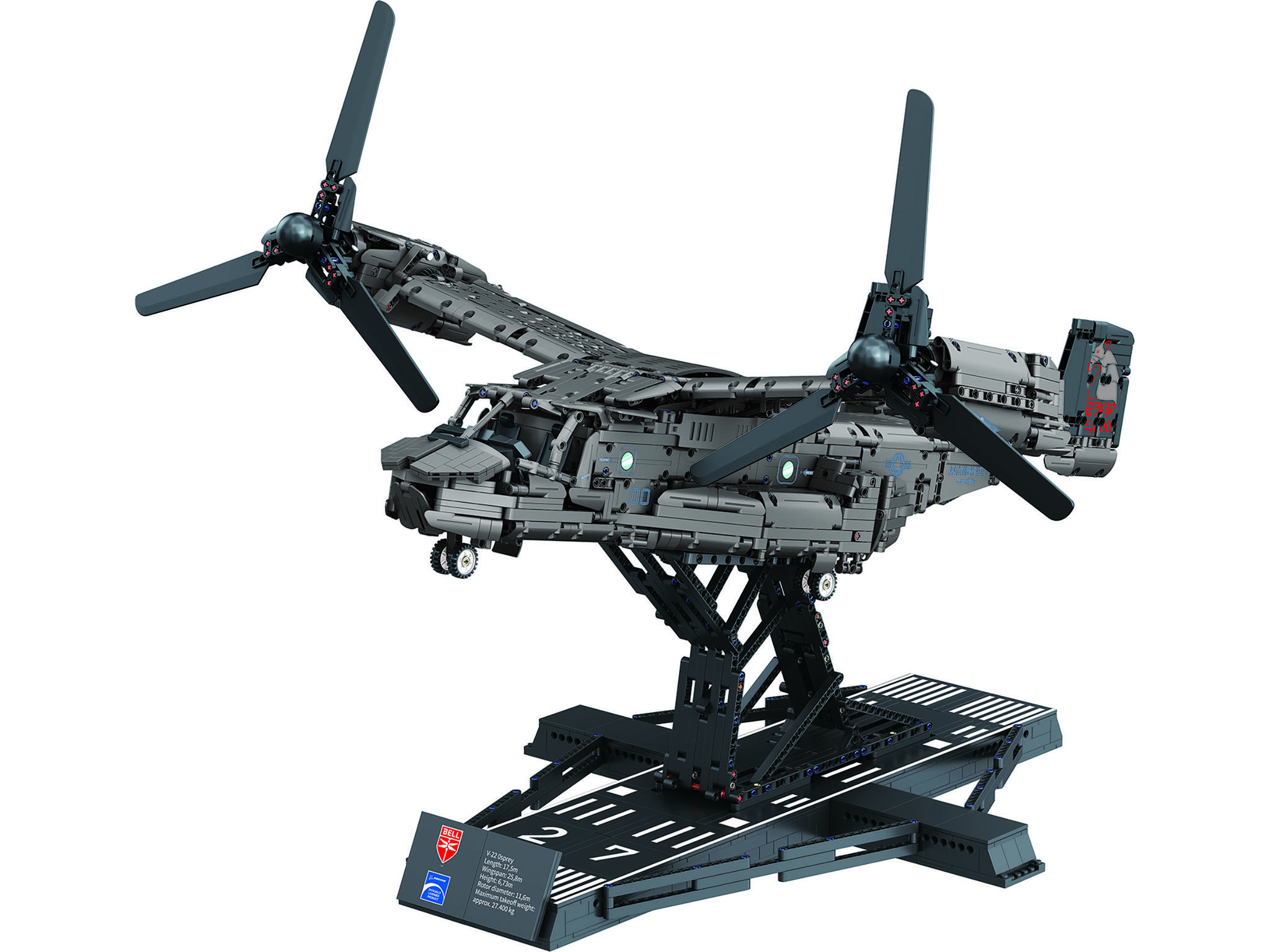 Revell Bricks V-22 Osprey | Kipprotor Flugzeug – Bild 9
