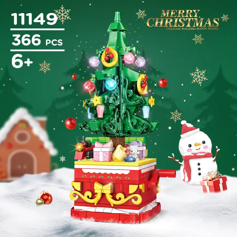 WOMA 11149-DS Drehbarer Weihnachtsbaum | Klemmbausteine Deko – Bild 4