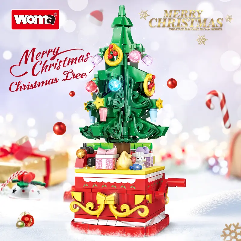 WOMA 11149-DS Drehbarer Weihnachtsbaum | Klemmbausteine Deko – Bild 3