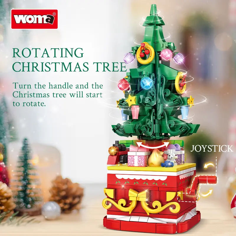 WOMA 11149-DS Drehbarer Weihnachtsbaum | Klemmbausteine Deko – Bild 2