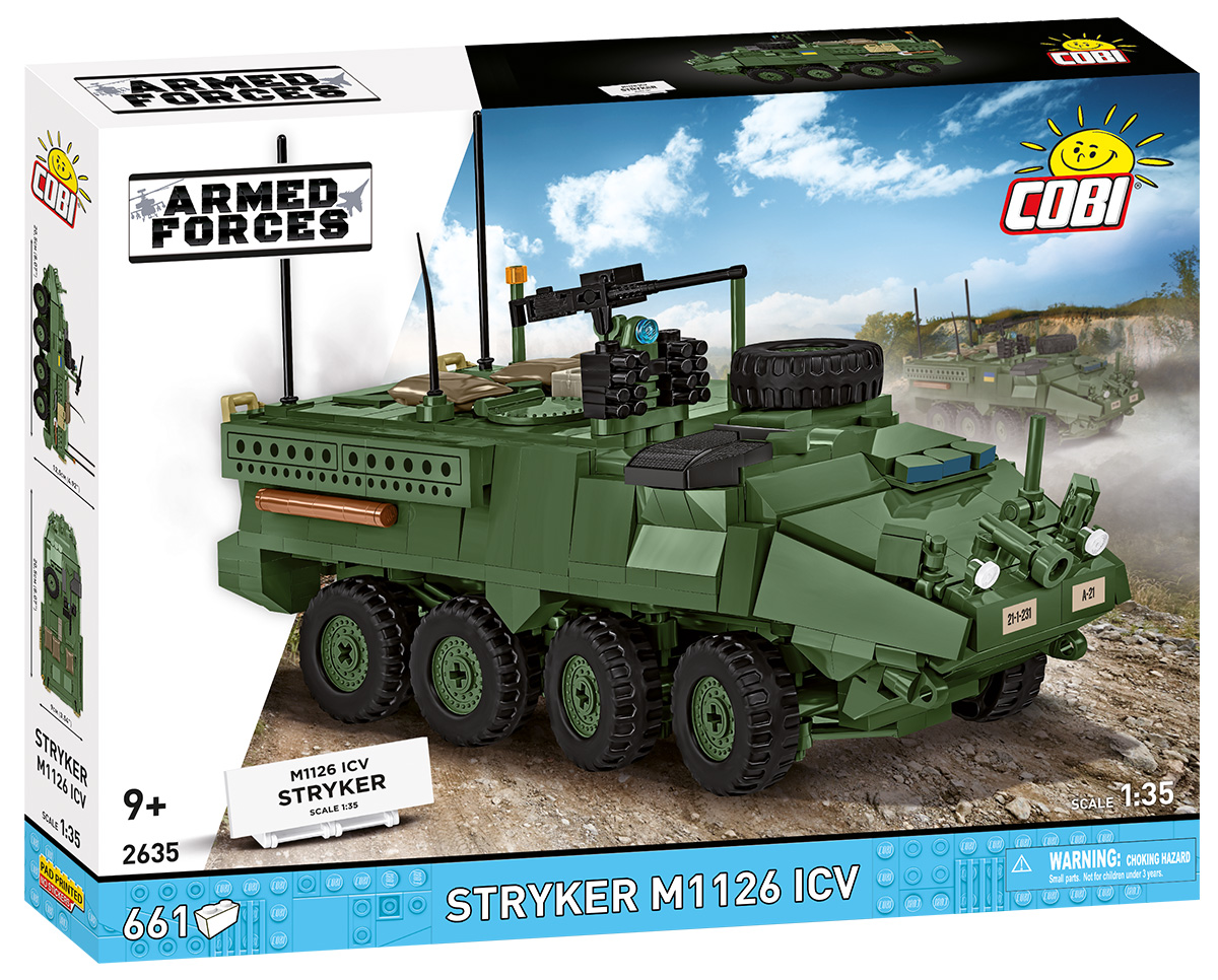 COBI 2635 Stryker M1126 ICV (1:35) | Radpanzer Bauset USA & UKR