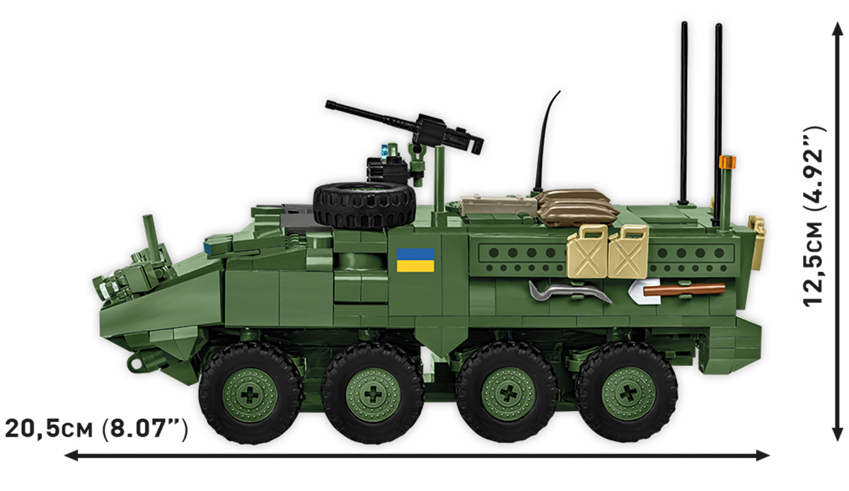 COBI 2635 Stryker M1126 ICV (1:35) | Radpanzer Bauset USA & UKR – Bild 11