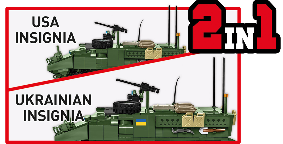 COBI 2635 Stryker M1126 ICV (1:35) | Radpanzer Bauset USA & UKR – Bild 10