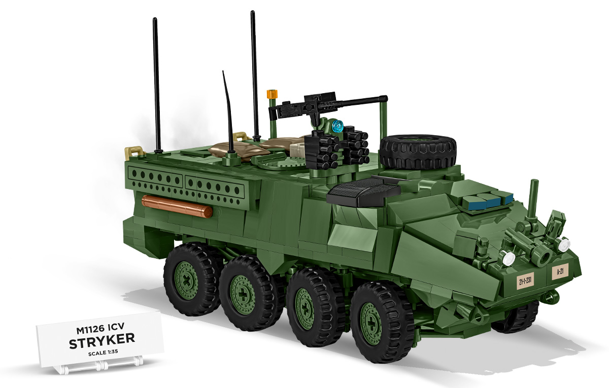 COBI 2635 Stryker M1126 ICV (1:35) | Radpanzer Bauset USA & UKR – Bild 3