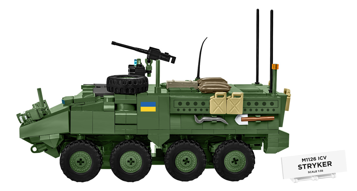 COBI 2635 Stryker M1126 ICV (1:35) | Radpanzer Bauset USA & UKR – Bild 4