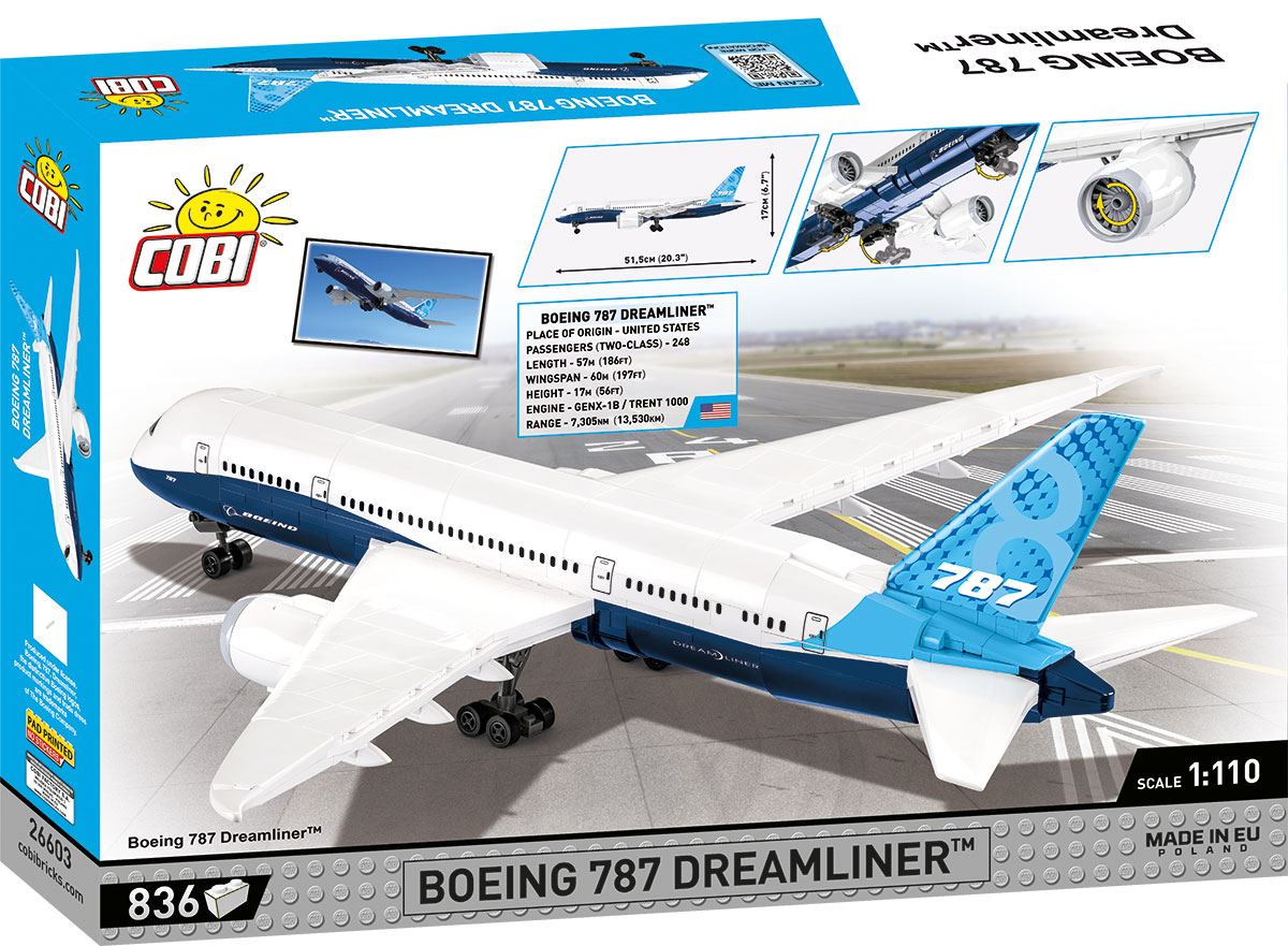 COBI 26603 Boeing™ 787™ Dreamliner™ (1:110) | Flugzeug Bauset – Bild 2