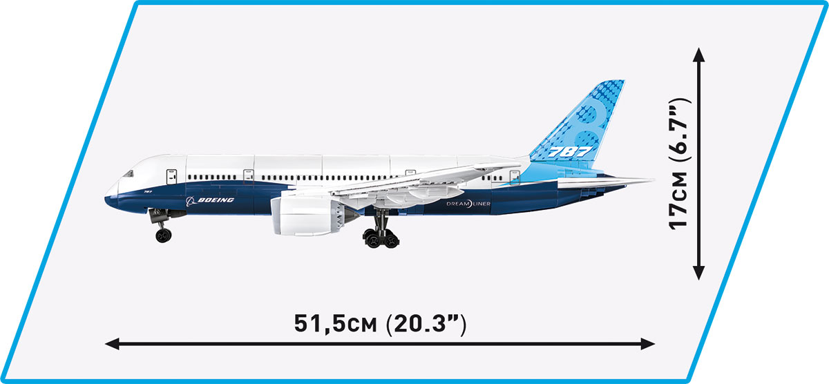 COBI 26603 Boeing™ 787™ Dreamliner™ (1:110) | Flugzeug Bauset – Bild 8