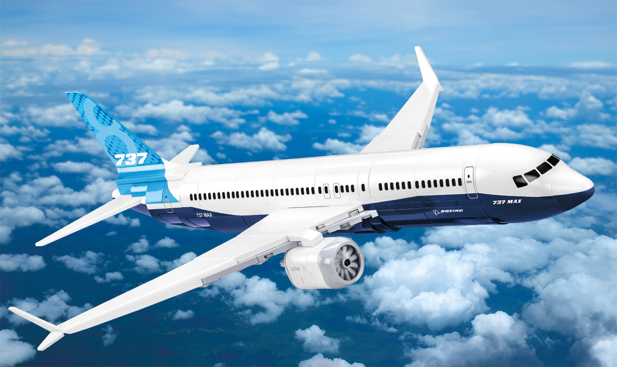 COBI 26608 Boeing™ 737™-8 (1:110) | Passagierflugzeug Bauset – Bild 3