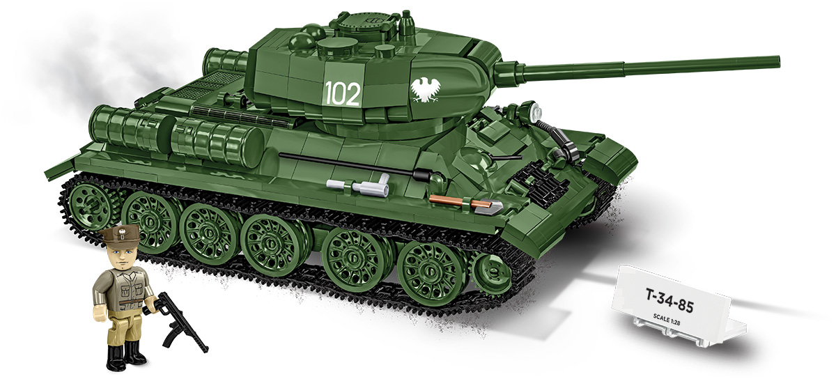 COBI 2683 T-34/85 Modell 1944 (1:28) | Panzer Bauset 2-in-1 – Bild 3