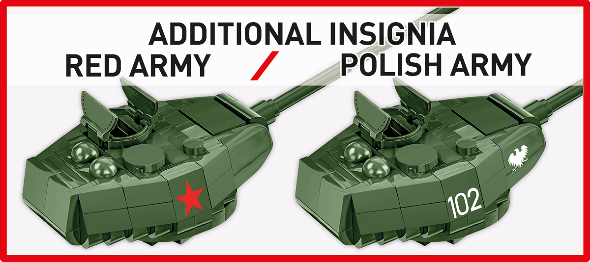 COBI 2683 T-34/85 Modell 1944 (1:28) | Panzer Bauset 2-in-1 – Bild 6