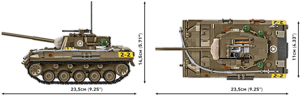 COBI 2679 M18 Hellcat (1:28) | US Jagdpanzer Bauset – Bild 11