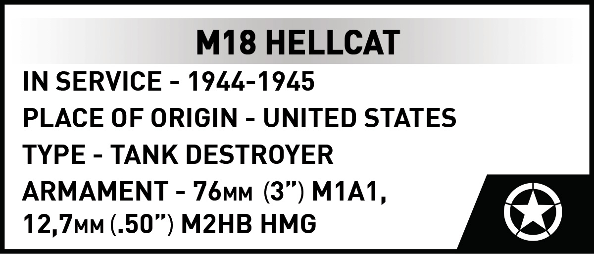 COBI 2679 M18 Hellcat (1:28) | US Jagdpanzer Bauset – Bild 9