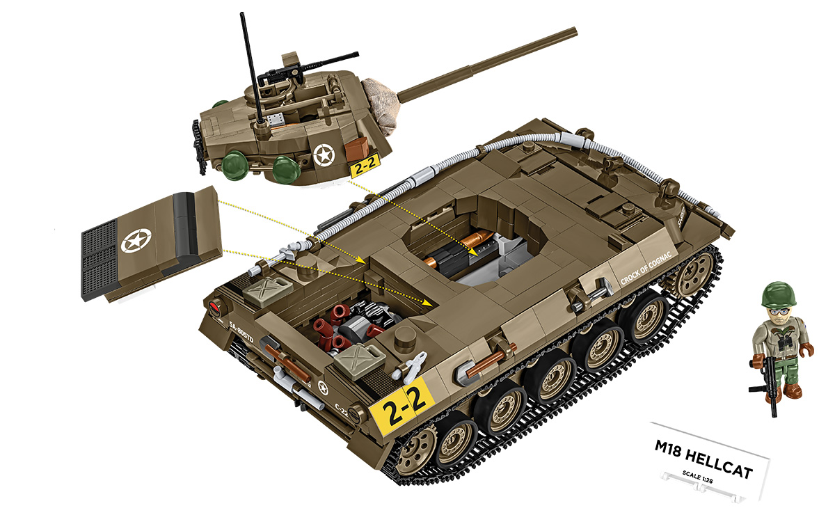 COBI 2679 M18 Hellcat (1:28) | US Jagdpanzer Bauset – Bild 5