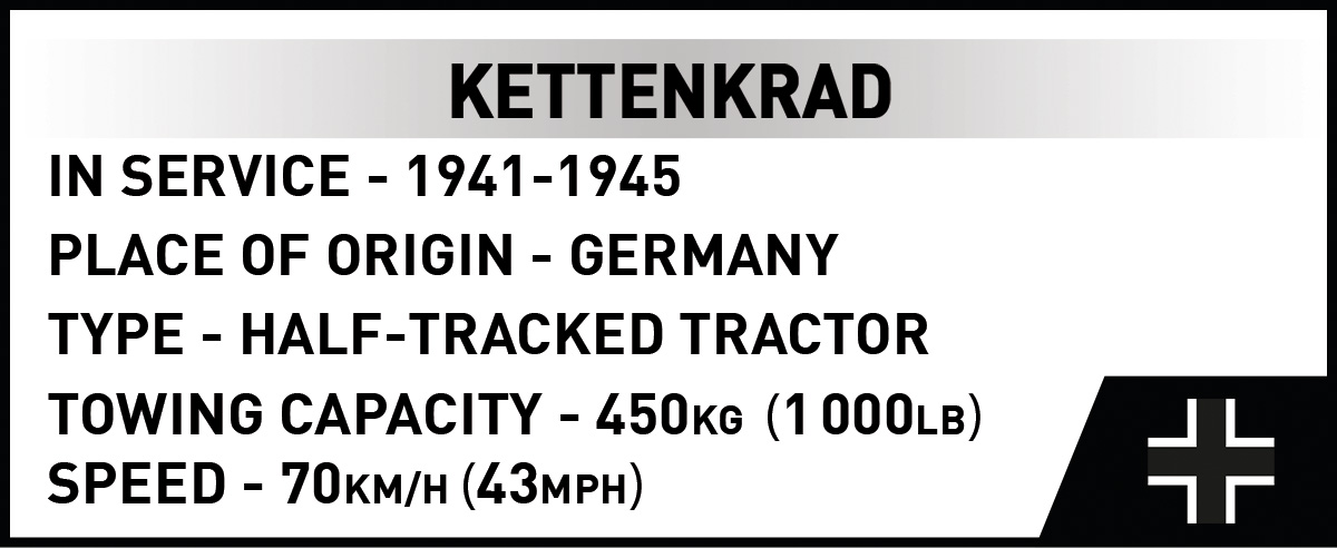 COBI 2681 Sd.Kfz. 2 Kettenkrad (1:28) | Wehrmacht Bauset – Bild 9