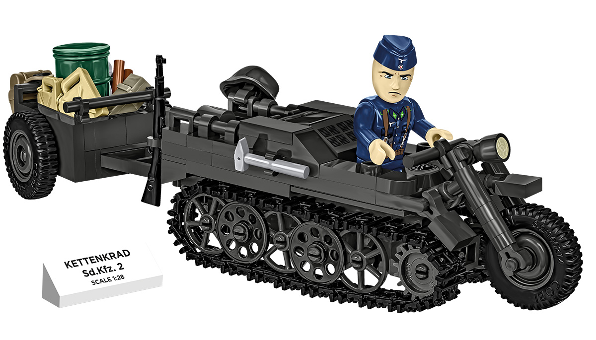 COBI 2681 Sd.Kfz. 2 Kettenkrad (1:28) | Wehrmacht Bauset – Bild 4