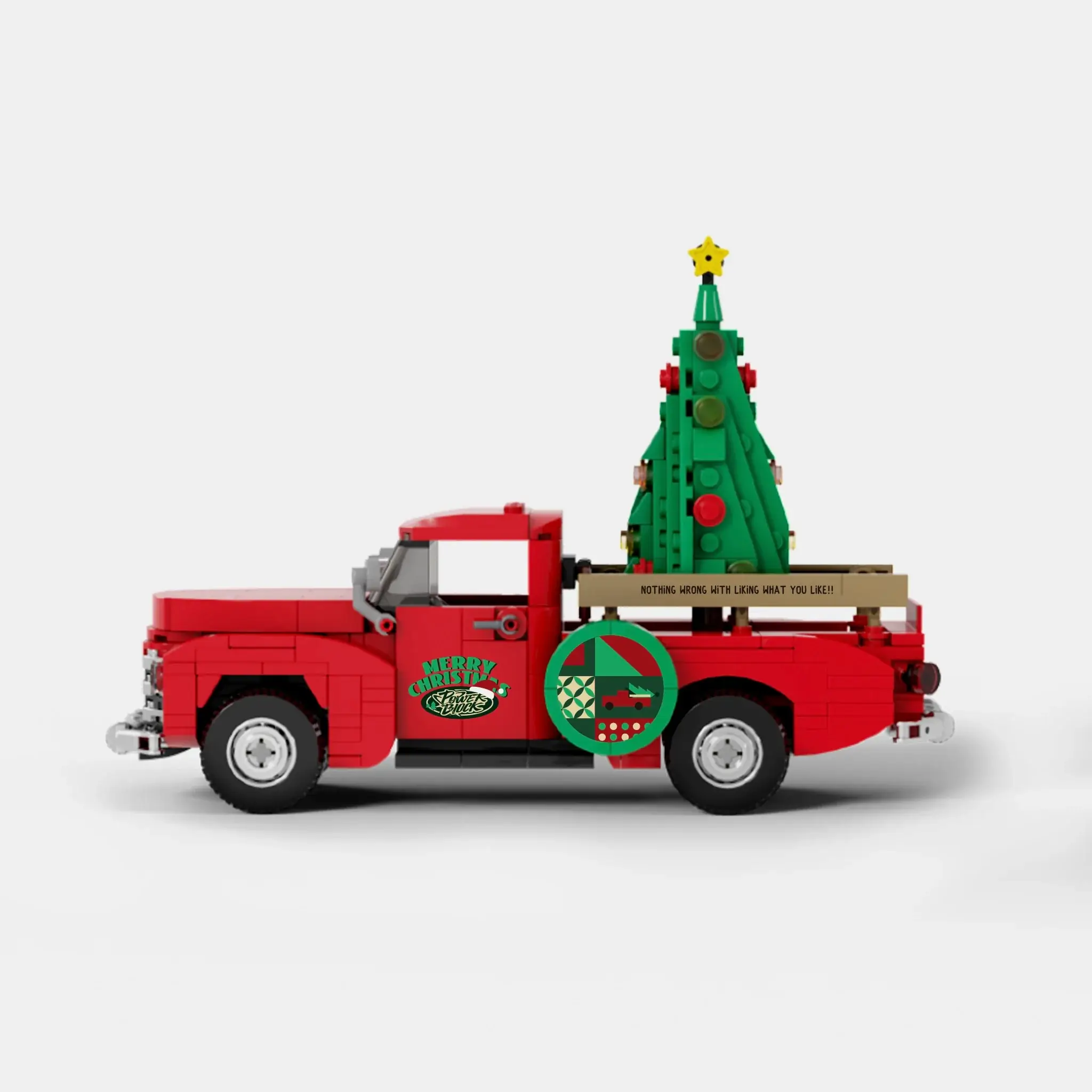 Happy Build PB8849 Weihnachtstruck | Festliche Klemmbausteine – Bild 4
