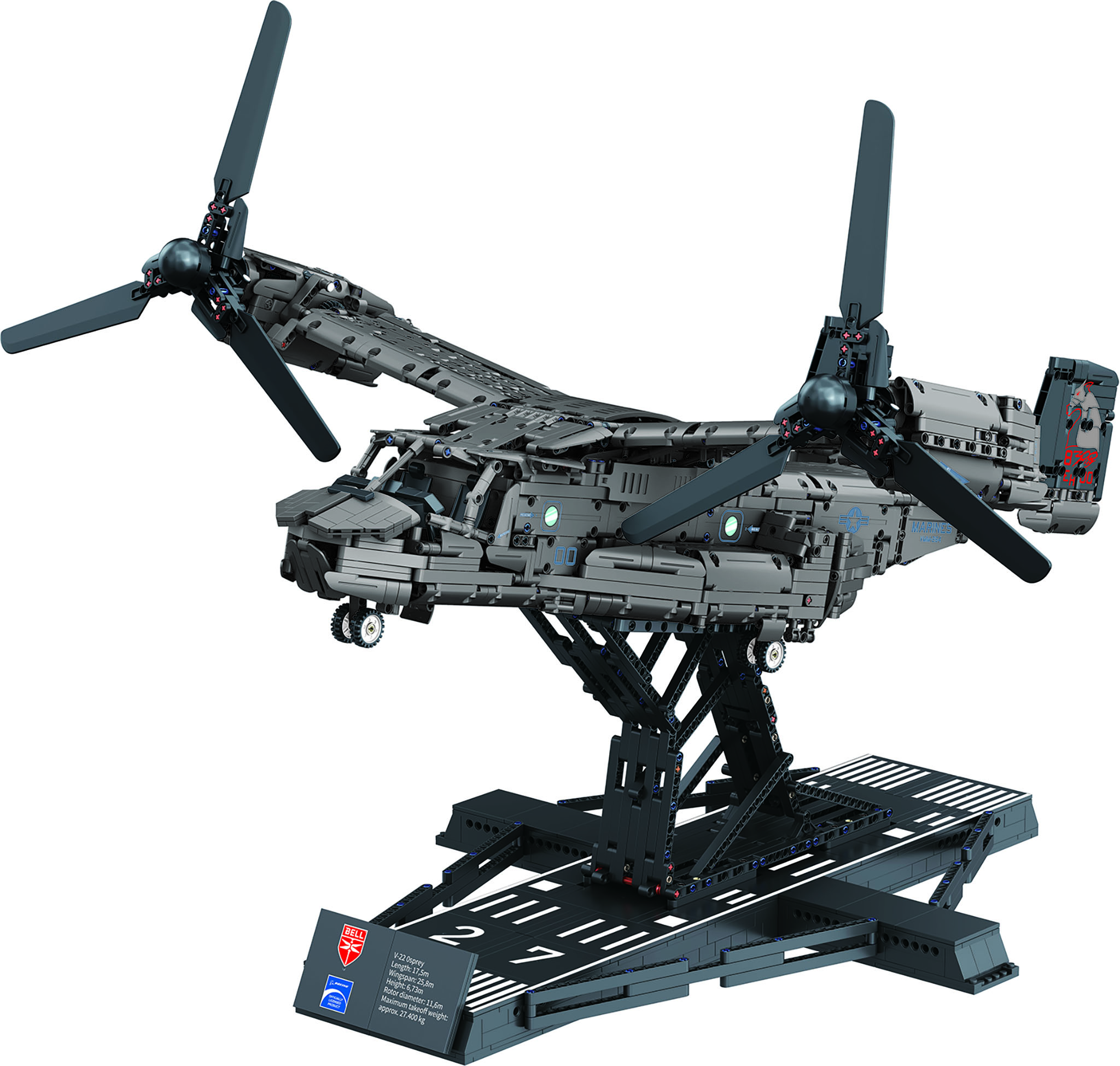 Revell Bricks V-22 Osprey | Kipprotor Flugzeug – Bild 4