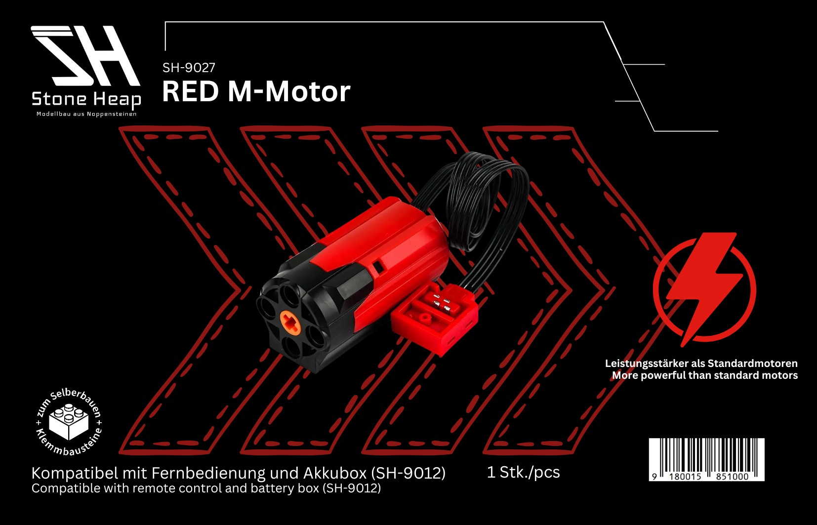 Stone Heap SH-9027 RED M-Motor | Starker Technik Motor